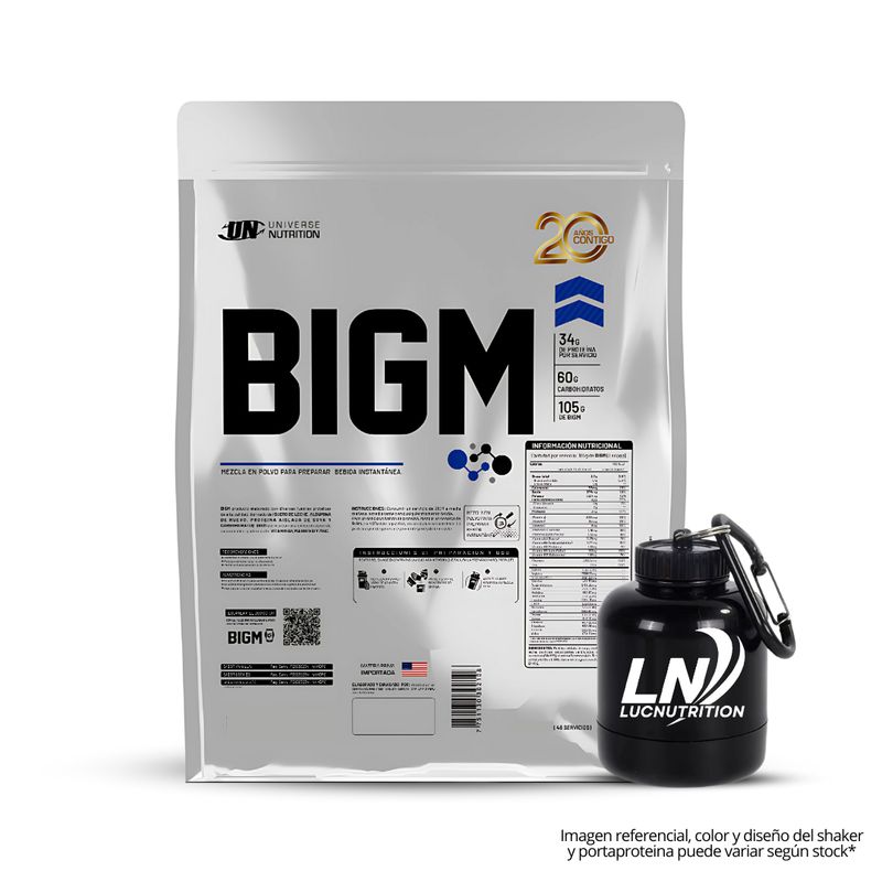 UNIVERSE NUTRITION - Bigm 3 kg Cookie and cream + Portaproteina