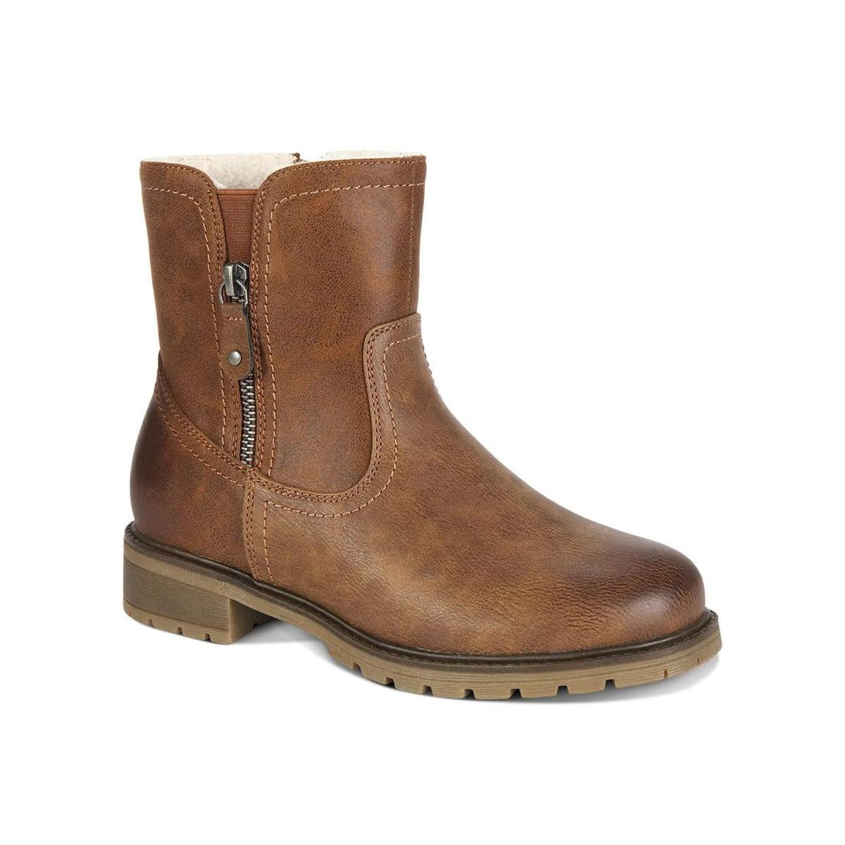 STHEF - Botines Combat Mujer 7626 CAMEL-STHEF