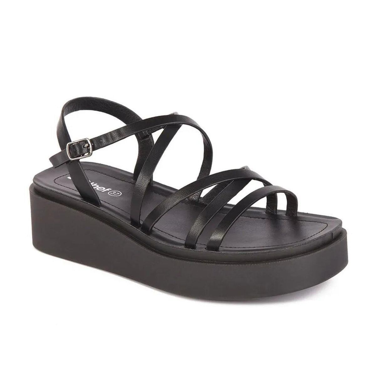 STHEF - SANDALIA MUJER STHEF CASUAL NEGRO 7749