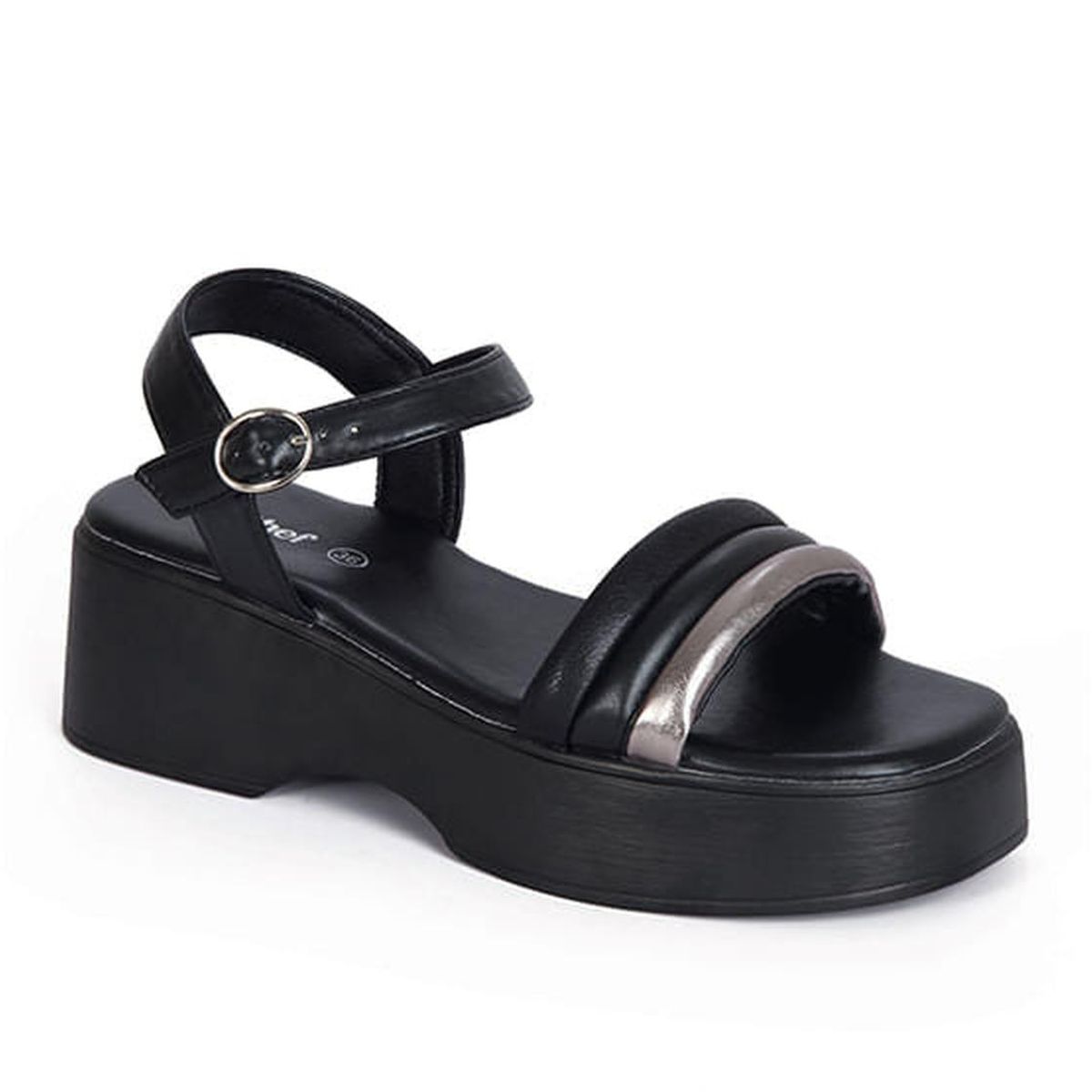 STHEF - SANDALIA MUJER STHEF CASUAL NEGRO 7827