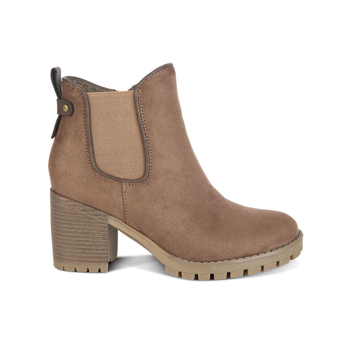 STHEF - Botin Casual con taco Mujer 7633 TAUPE-STHEF