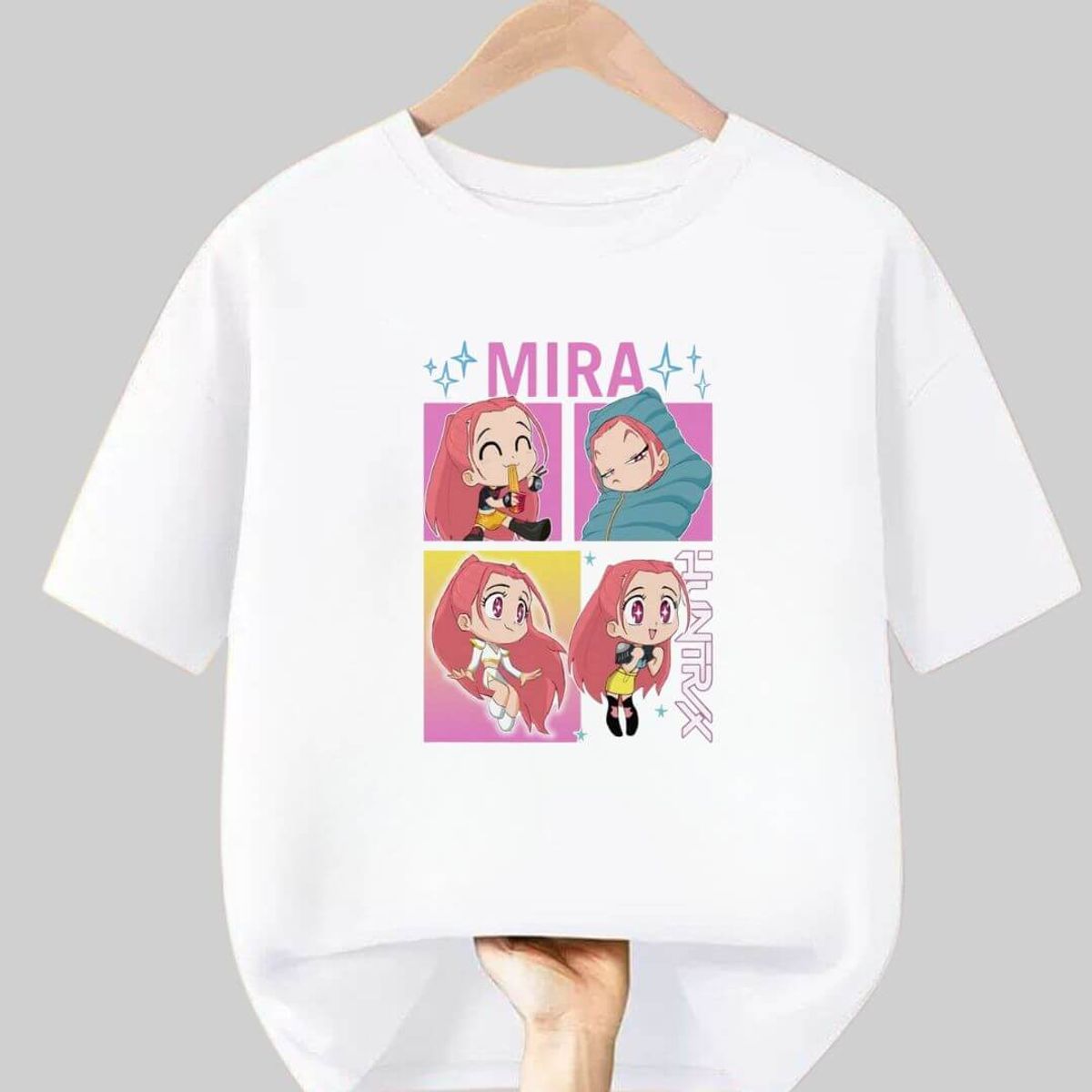 GENERICO - Polos Mira Kpop Guerreras Demon Hunters  - Tallas 6 hasta XL