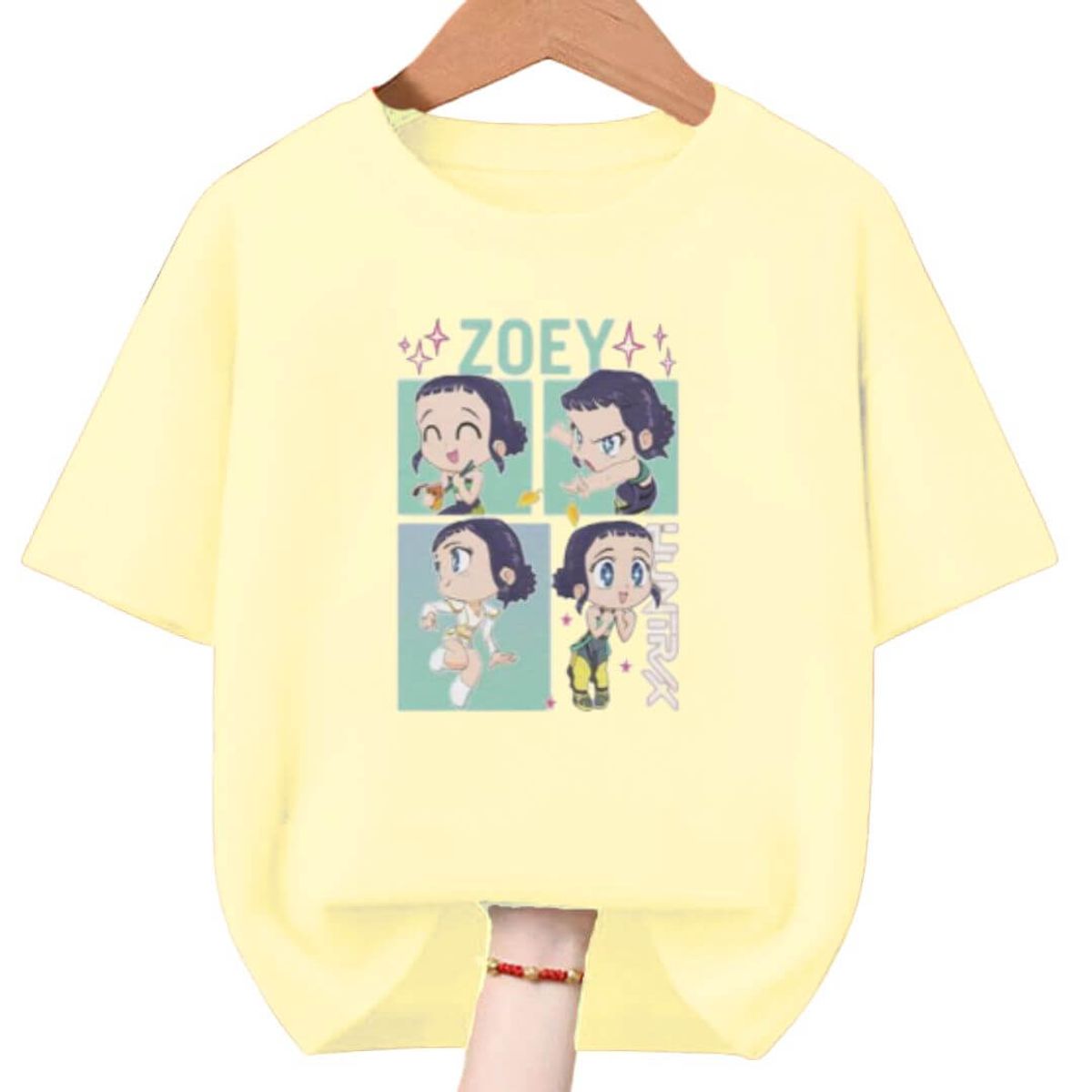 GENERICO - Polos Algodon Zoey Kpop Guerreras Demon Hunters - Tallas 6 hasta XL