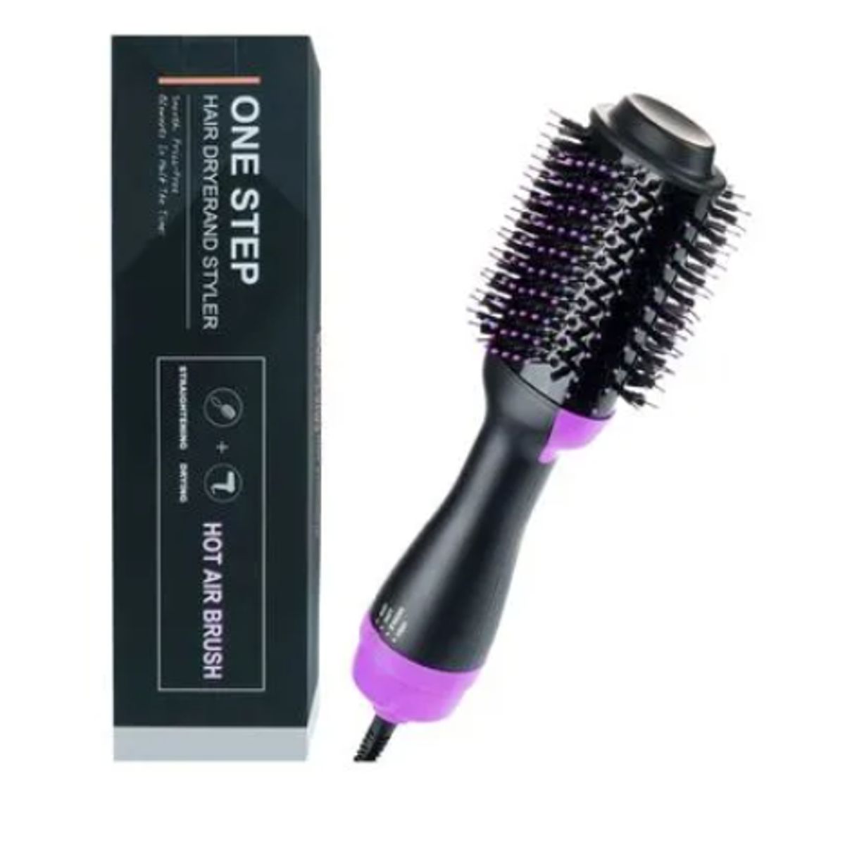 GENERICO - CEPILLO SECADOR TODO FIT 2 EN 1 - MORADO