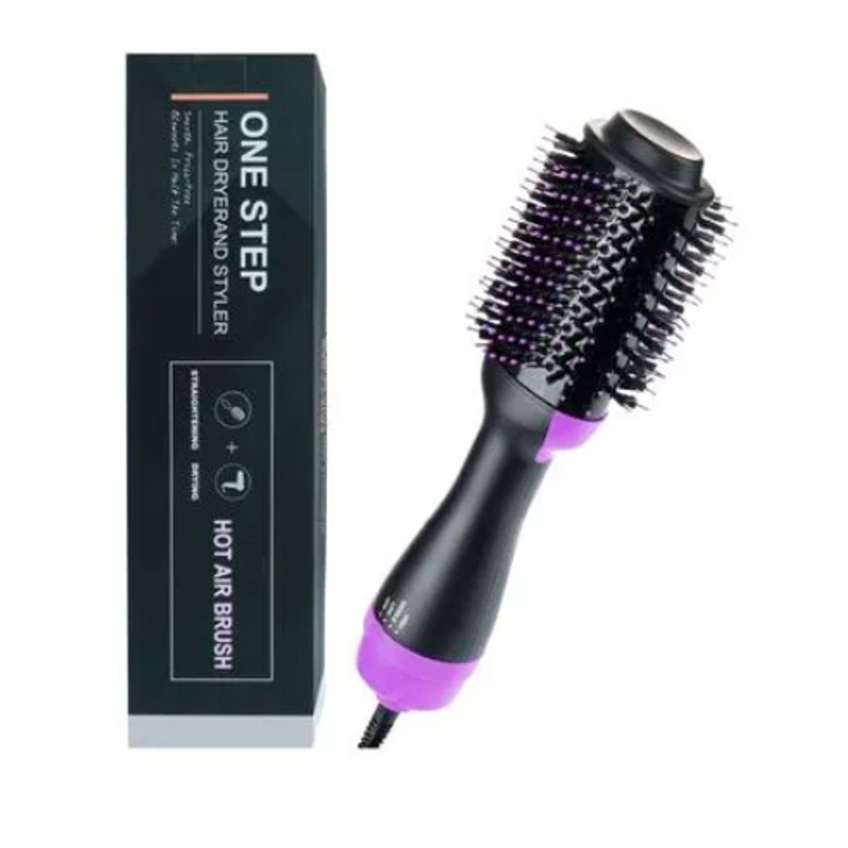 GENERICO - CEPILLO SECADOR TODO FIT 2 EN 1 - MORADO