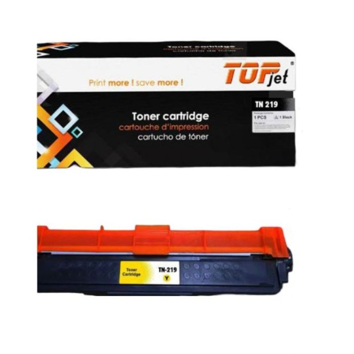GENERICO - TONER  COMPATIBLE TN-219 YELLOW PARA BROTHER
