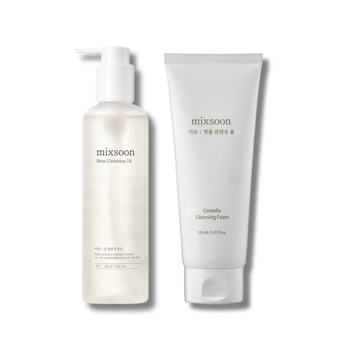 MIXSOON - Mixsoon Bean Cleansing Oil + Centella Cleansing Foam Double Set