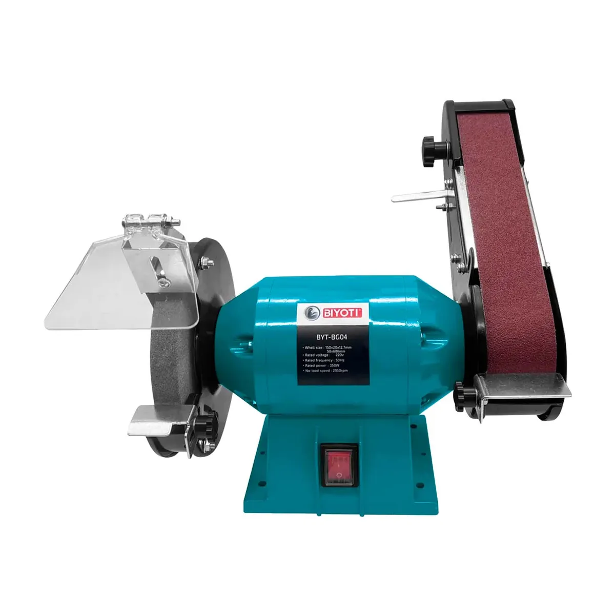 GENERICO - Lijadora De Banda+esmeril Banco 2en1 Multifunción Byt-bg04