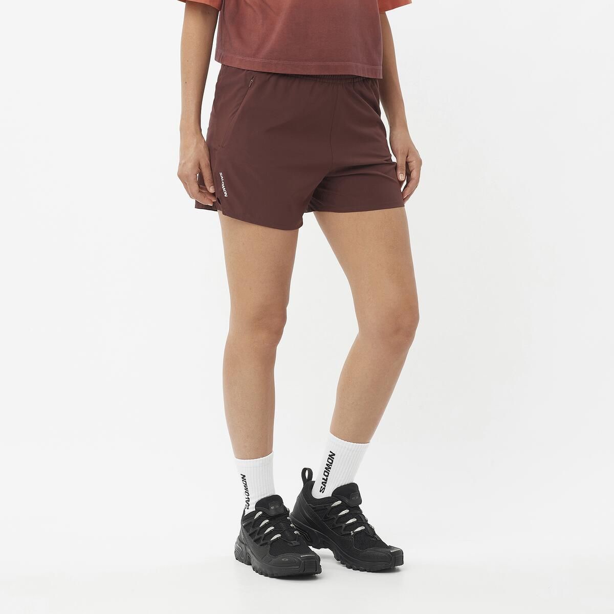 Salomon - Shorts de Running Shakeout Core 4 Mujer - Salomon