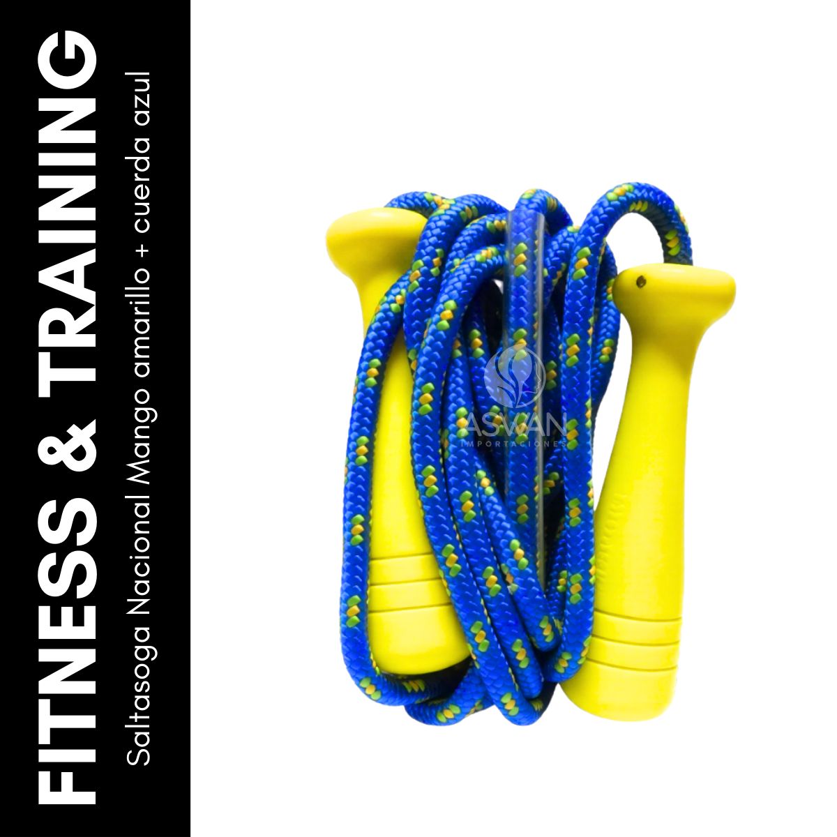 GENERICO - Saltasoga Nacional Mango amarillo + cuerda azul