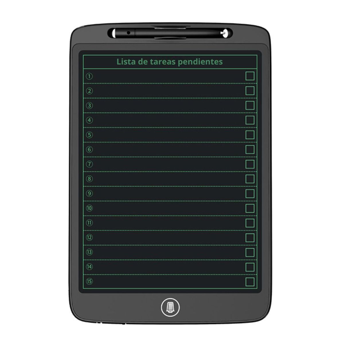 GENERICO - Tableta de Escritura LCD 12” con Bloqueo Antiborrado y Lápiz