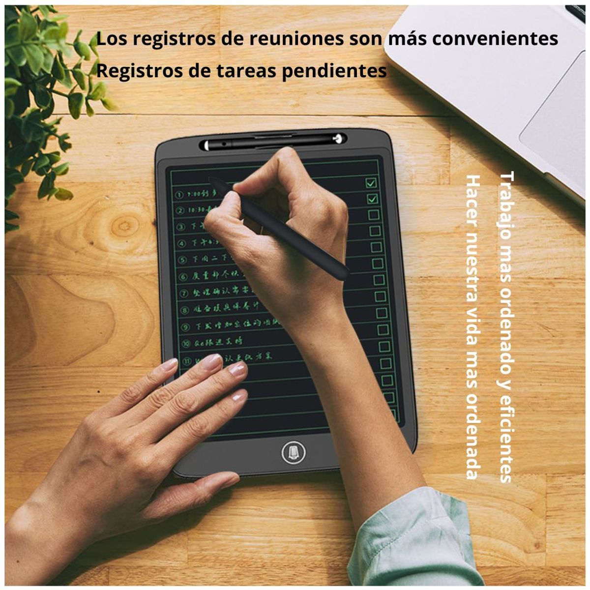 GENERICO - Tableta de Escritura LCD 12” con Bloqueo Antiborrado y Lápiz