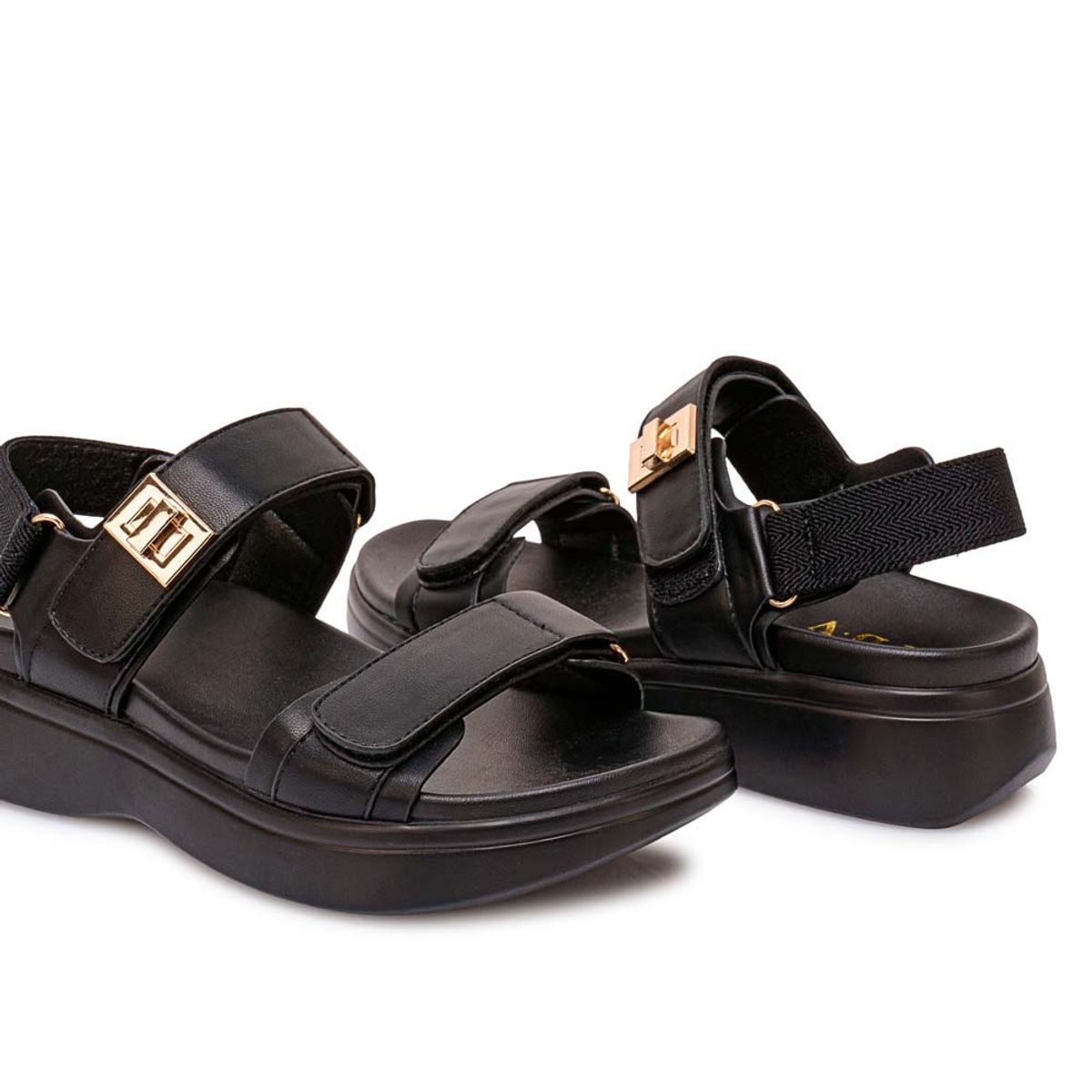 ADV - Sandalia Strap Casual ANA-2620 Negro ADV