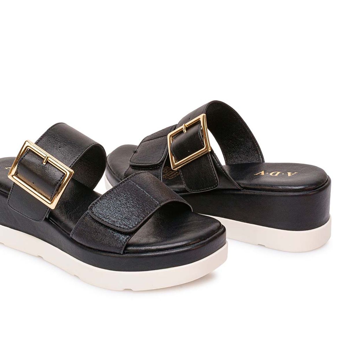 ADV - Sandalia Strap Casual ANA-2629 Negro ADV
