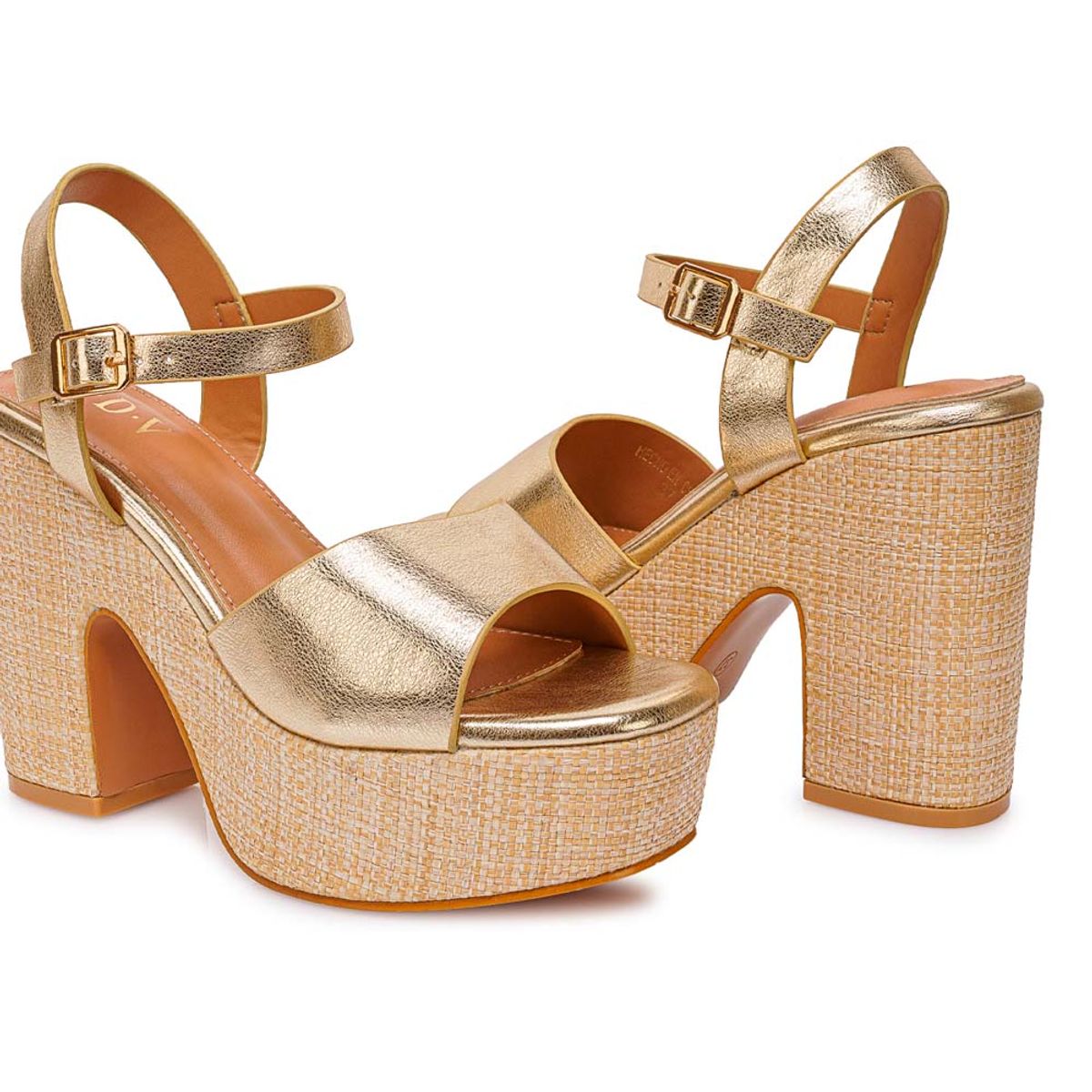 ADV - Sandalia Dorsay Casual ANA-2634 Dorado ADV