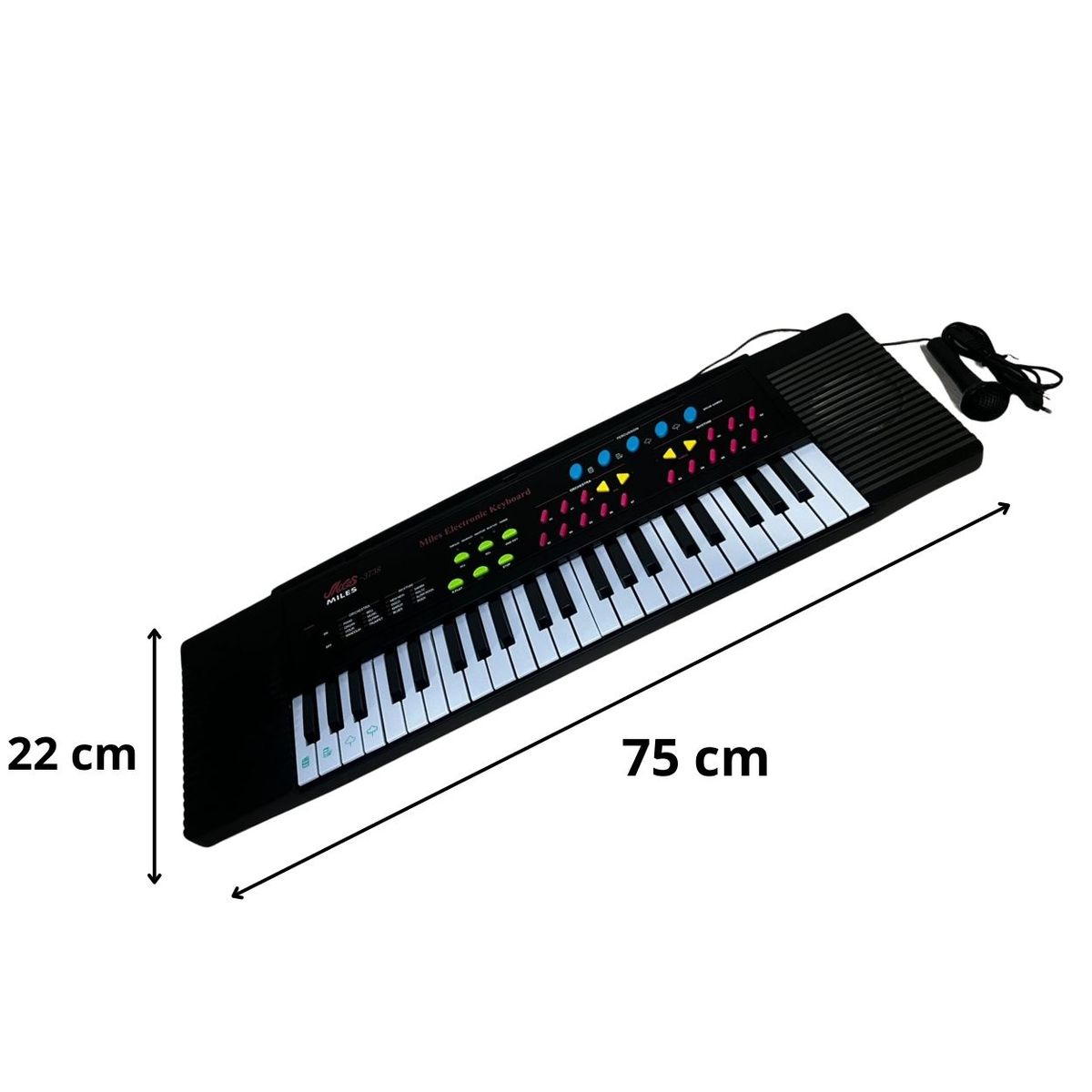 GENERICO - Teclado Electrico Grande Infantil 3738 Micrófono - 44Teclas