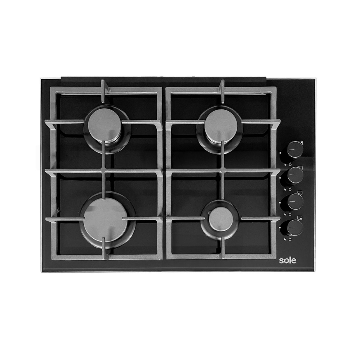 SOLE - Encimera Vidrio Templado Sole Solco073 4 Hornillas