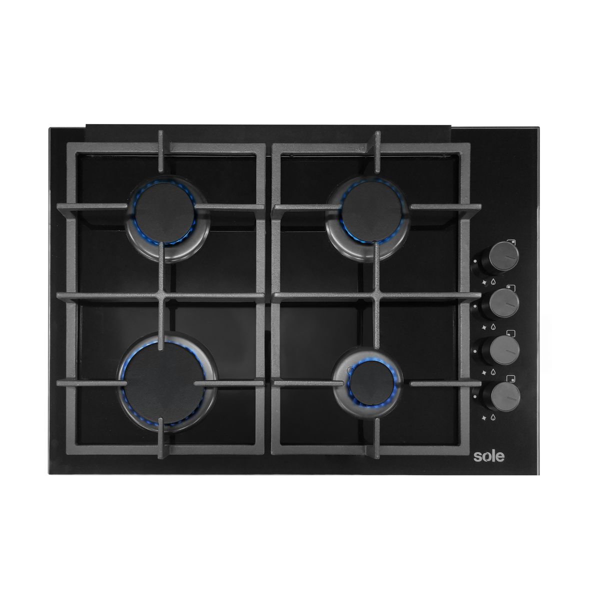 SOLE - Encimera Vidrio Templado Sole Solco073 4 Hornillas