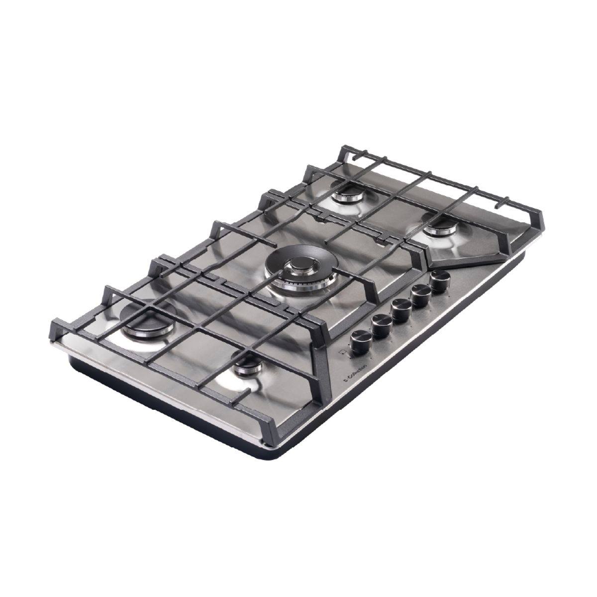SCOLLECTION - Encimera Scollection Acero Inoxidable A Gas 86Cm 5 Hornillas