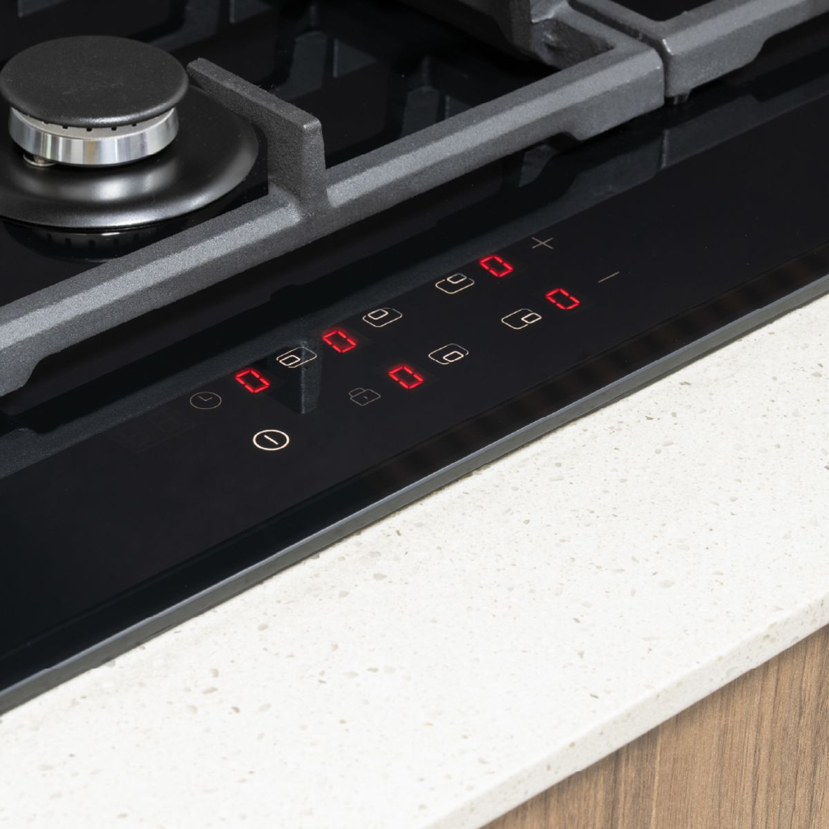 SCOLLECTION - Encimera S-collection Vidrio Full Touch Gas 90cm