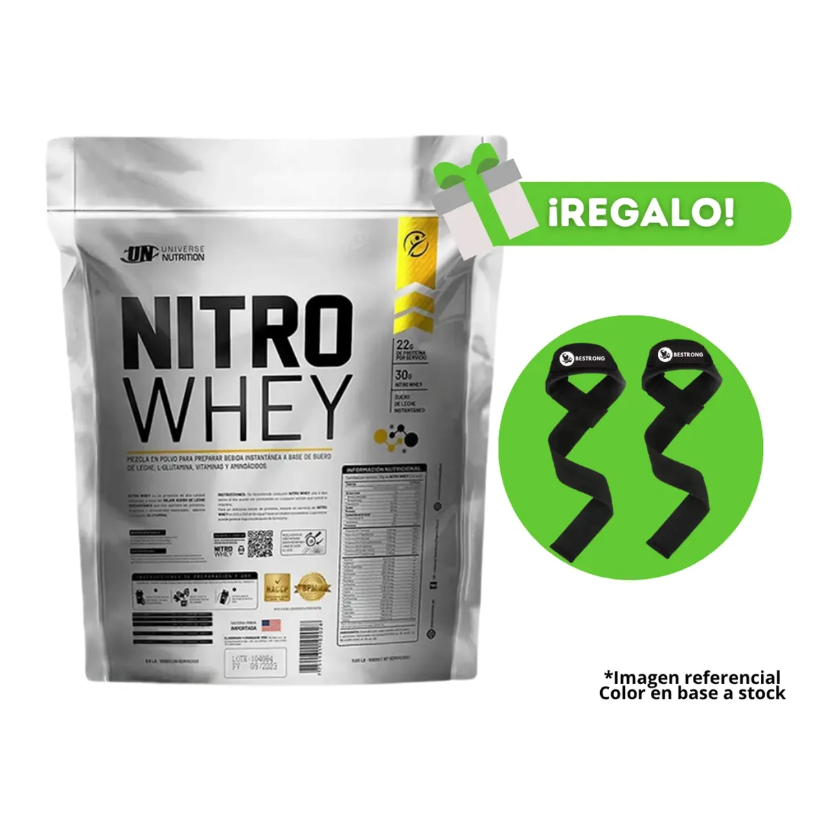 UNIVERSE NUTRITION - NITRO WHEY 5KG PROTEINA UN CHOCOLATE + regalos