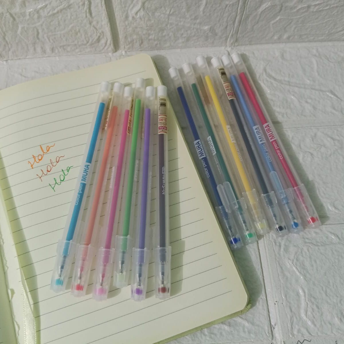 GENERICO - LAPICEROS DE TINTA DE GEL MULTICOLOR X 12UND