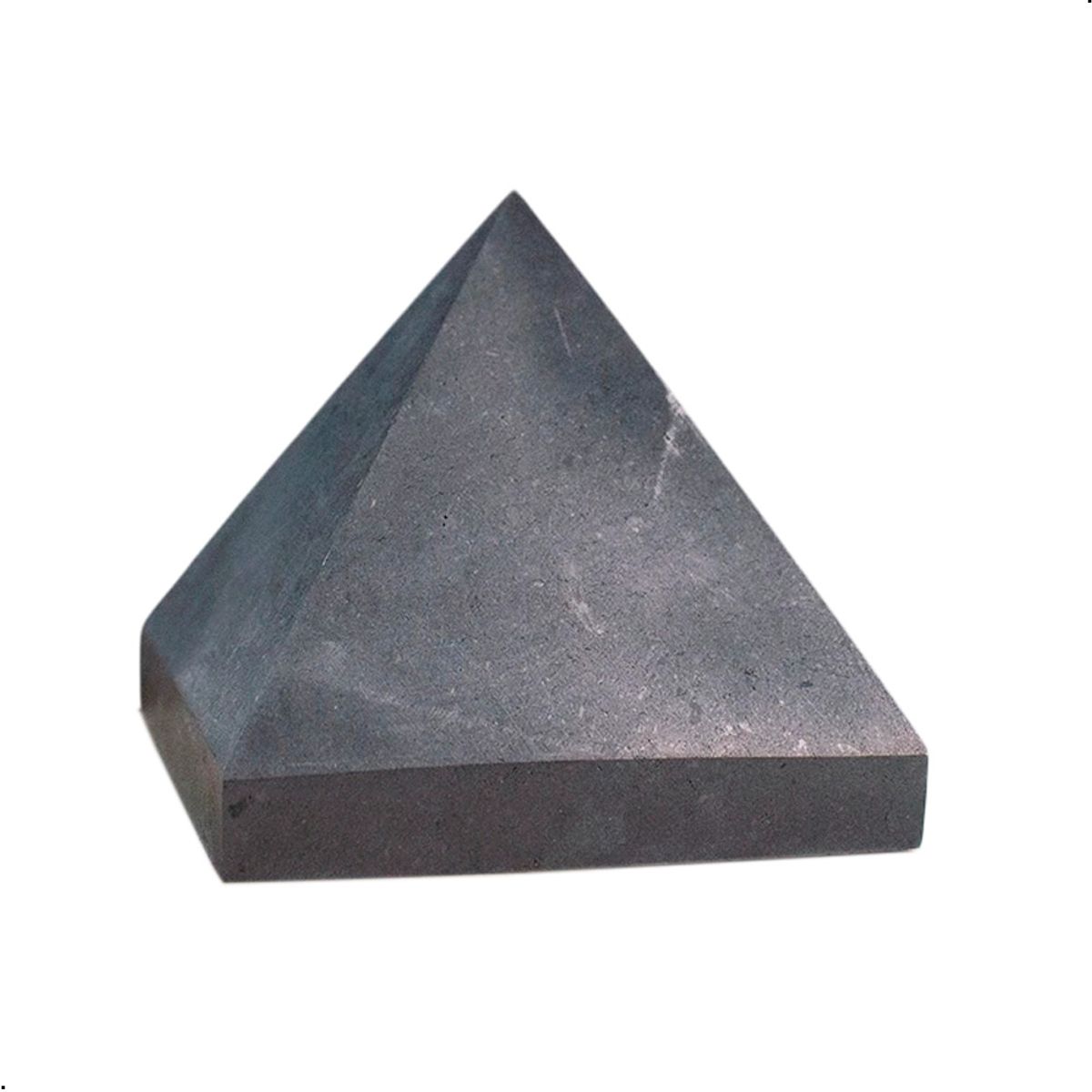 GENERICO - Pirámide Piedra Shungita De 5 Cm Piedra Terapeutica
