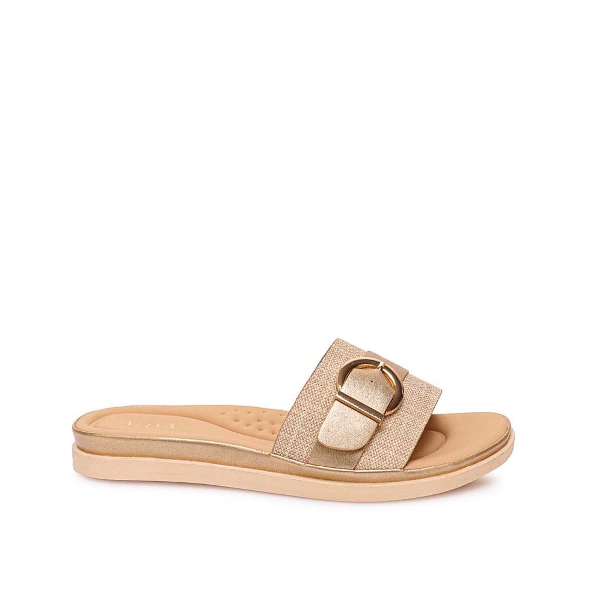 ADV - Sandalia Slide Casual ANA-2636 Dorado ADV