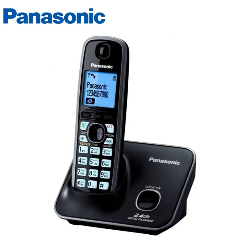 PANASONIC - TELÉFONO FIJO PANASONIC INALÁMBRICO NEGRO KX-TG3711LCB