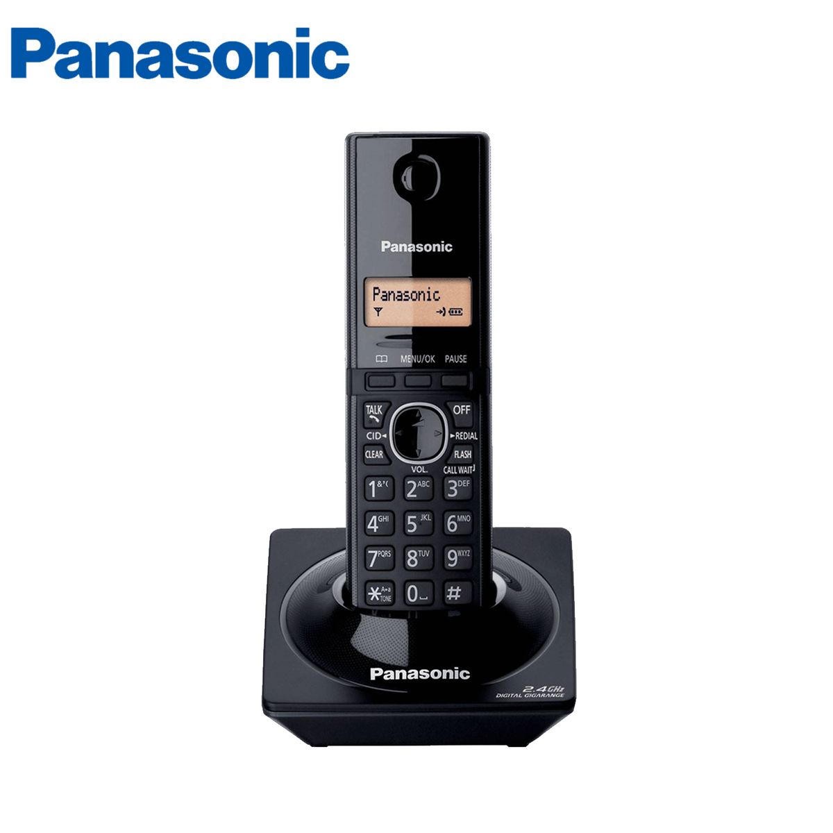 PANASONIC - TELÉFONO FIJO PANASONIC INALÁMBRICO NEGRO KX-TG3451LCB