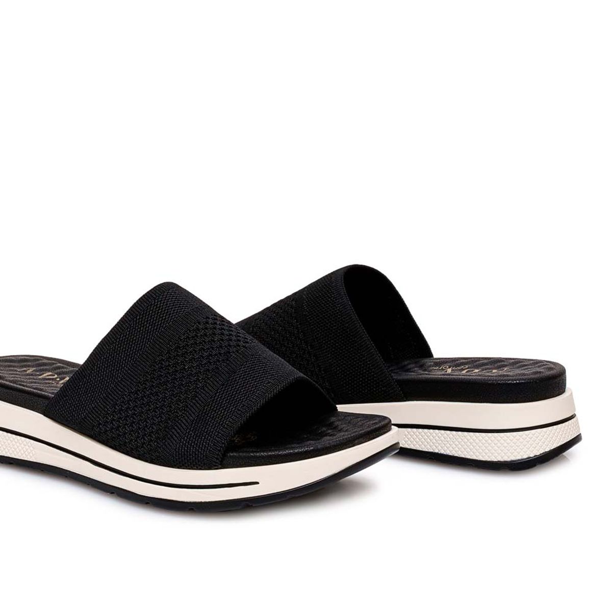ADV - Sandalia Slide Casual LAU-2601 Negro ADV