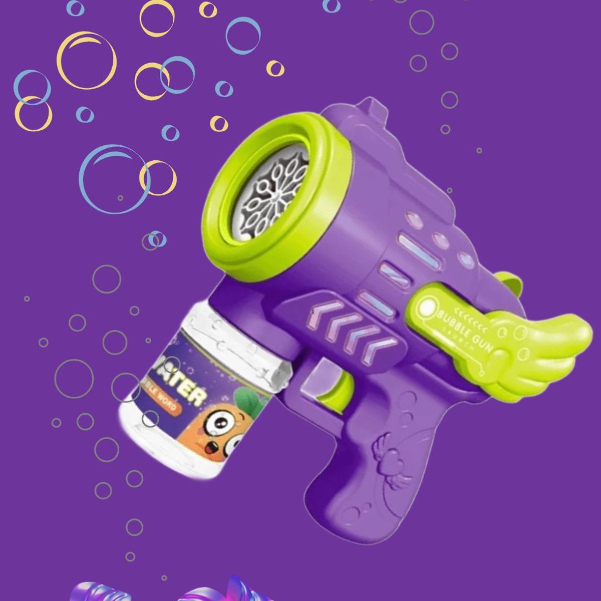 GENERICO - PISTOLA DE BURBUJABubble Gun - MORADO