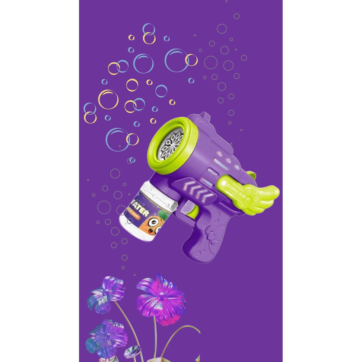 GENERICO - PISTOLA DE BURBUJABubble Gun - MORADO