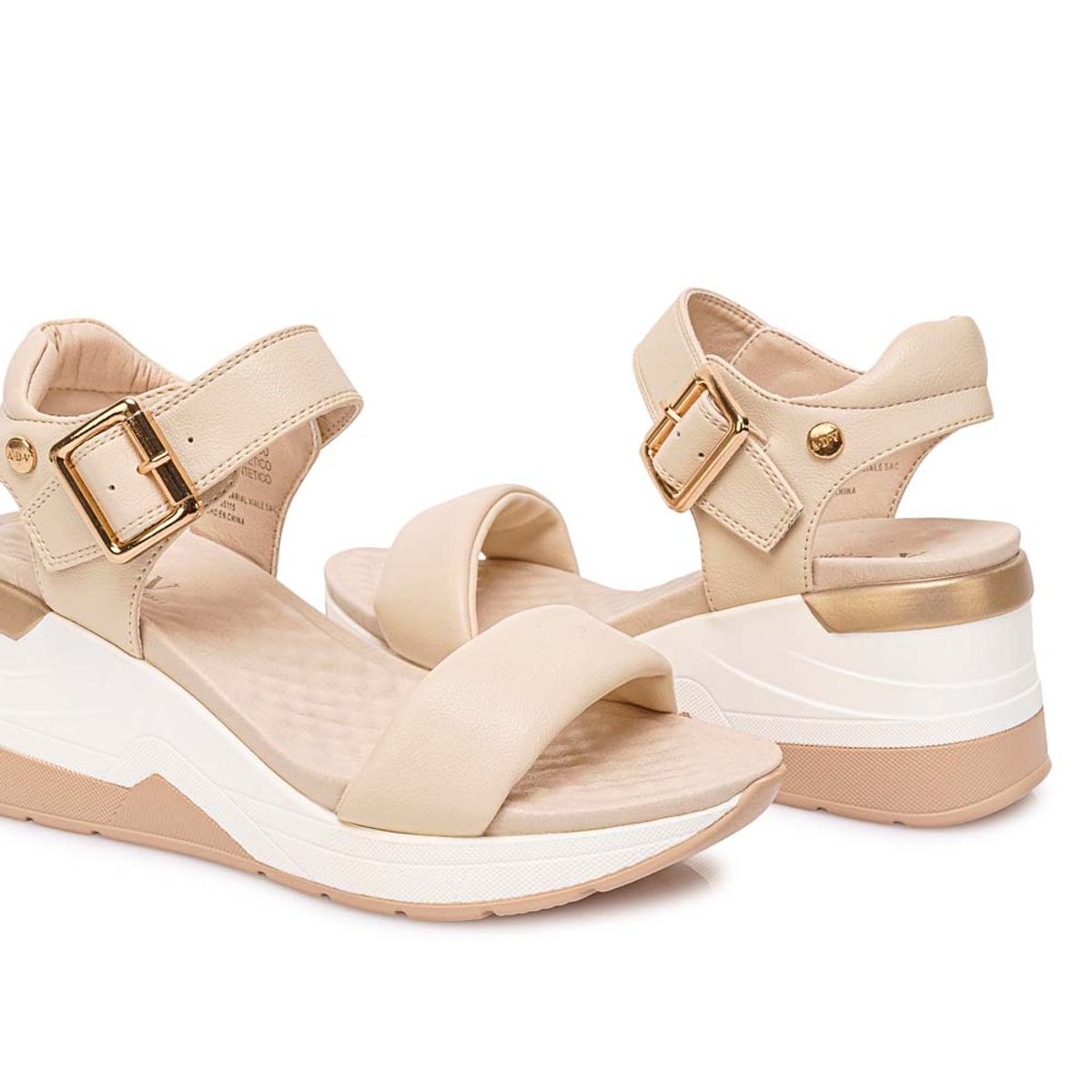 ADV - Sandalia Strap Casual LAU-2604 Hueso ADV