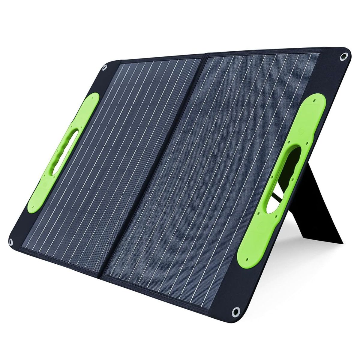 SANC - Panel Solar 100W Portátil Plegable con salidas USB y para estaciones
