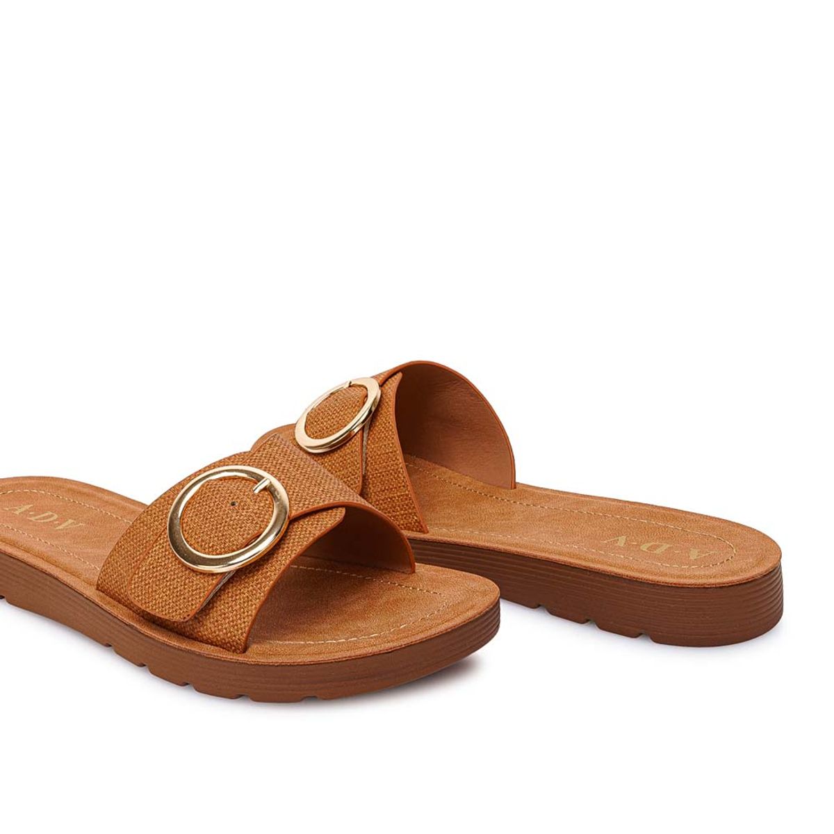 ADV - Sandalia Slide Casual CAMI-2604 Natural ADV