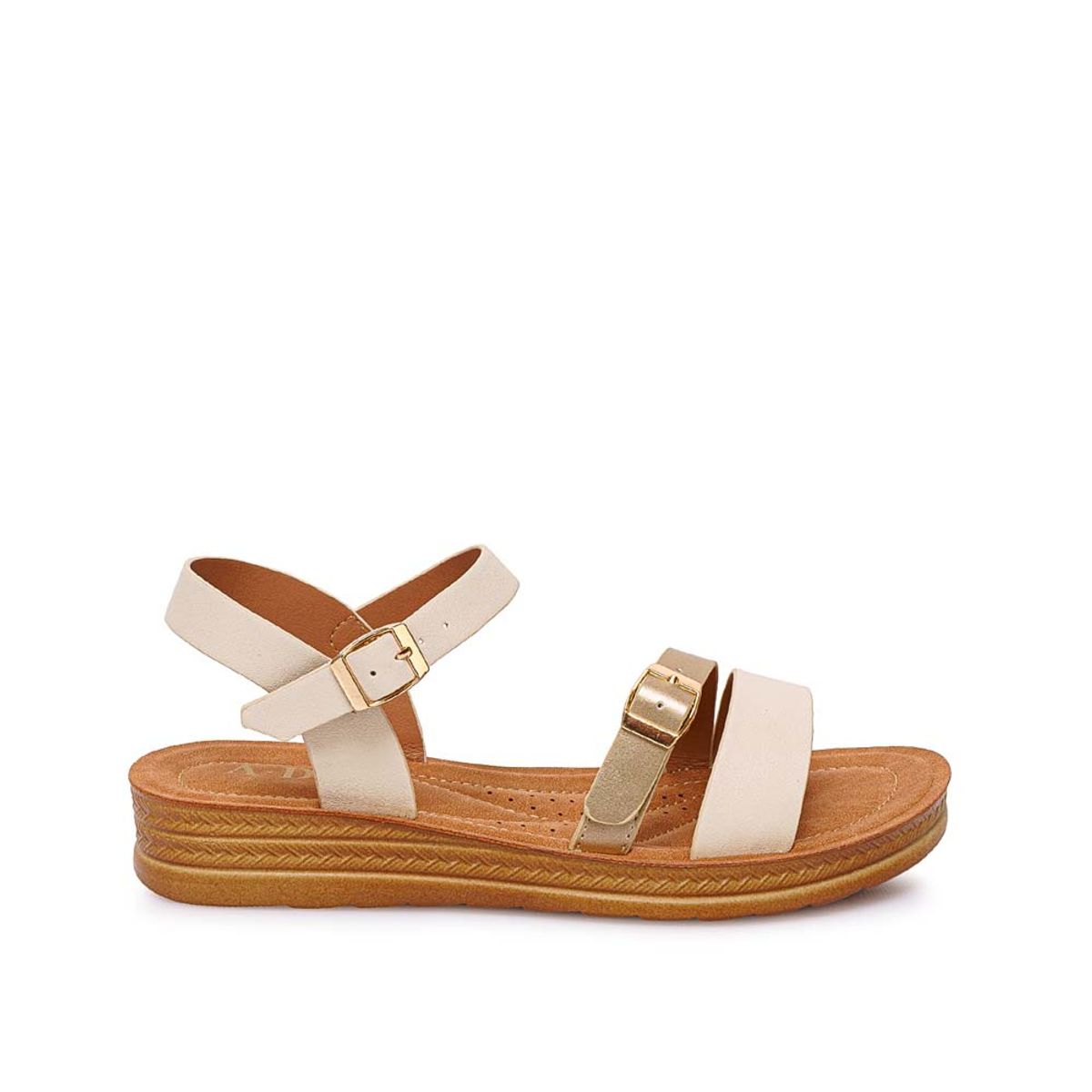 ADV - Sandalia Dorsay Casual CAMI-2609 HuesoDoradoad ADV