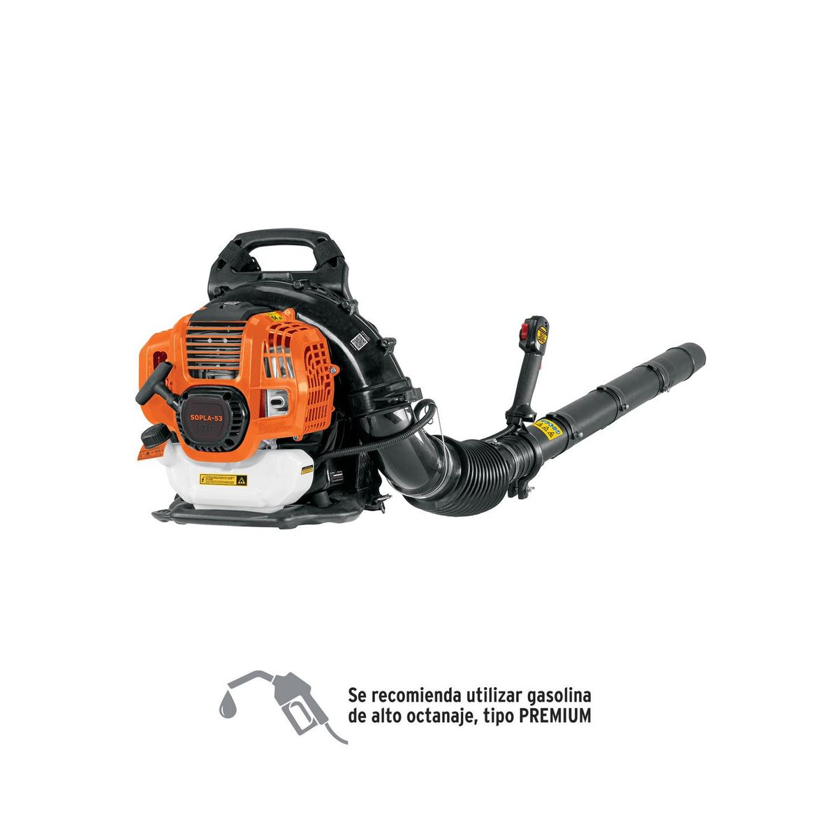 TRUPER - Sopladora con motor de 53cc a gasolina tipo mochila Truper