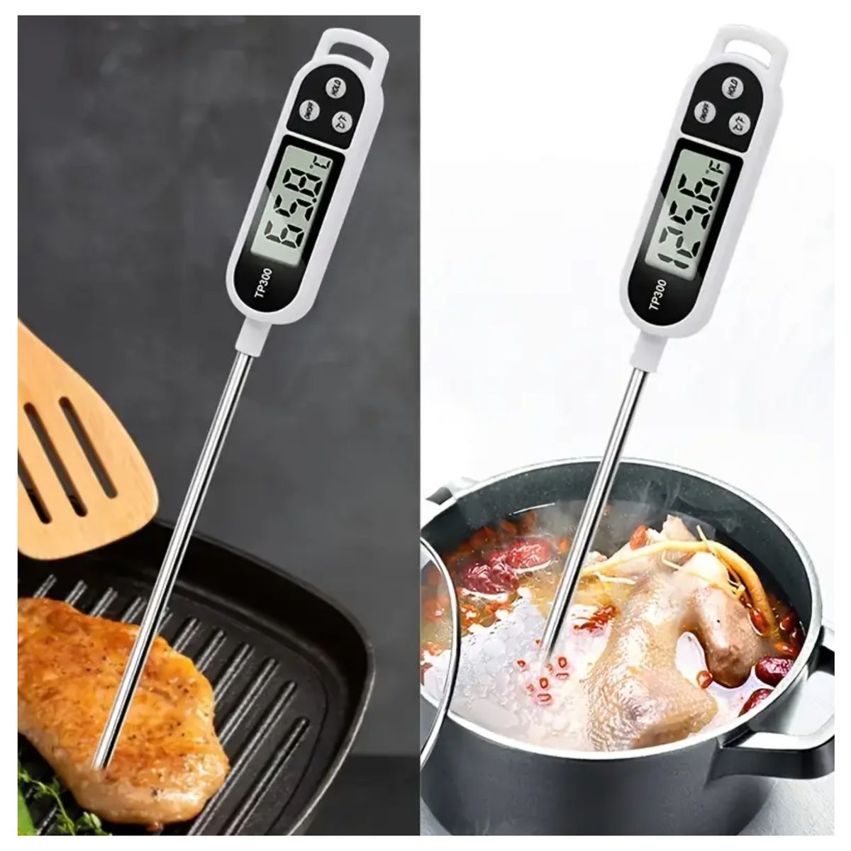 GENERICO - Termómetro Digital CYCG con Sonda Alta Precisión ±01°C°F