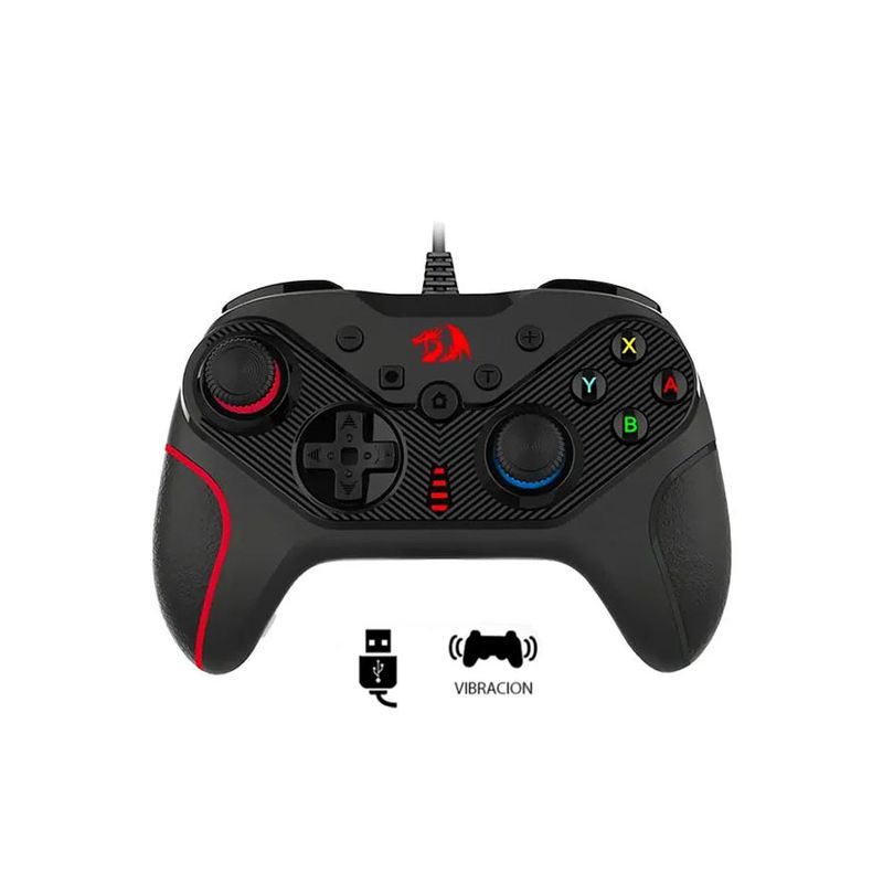 REDRAGON - Gamepad Redragon RIFT G710 Cableado con Vibración y Macros