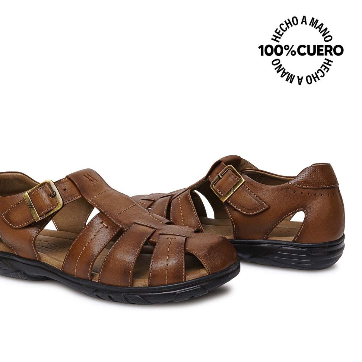 VIALE - Sandalia Franciscana Casual ANGELO-2602 Toffe Viale Homme