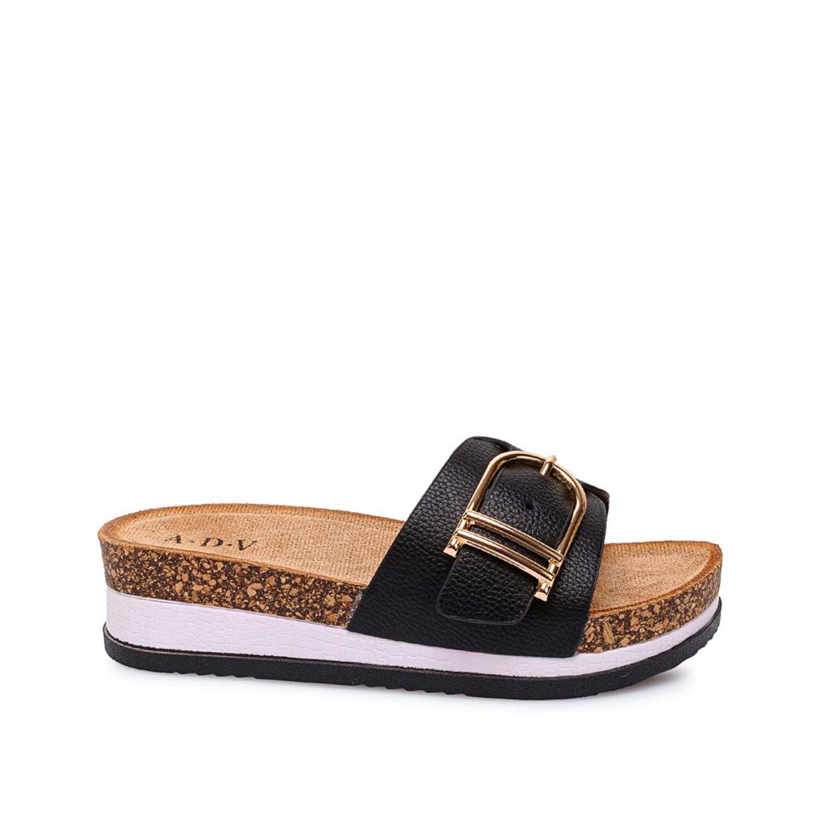 ADV - Sandalia Strap Casual ANA-2607 Negro ADV