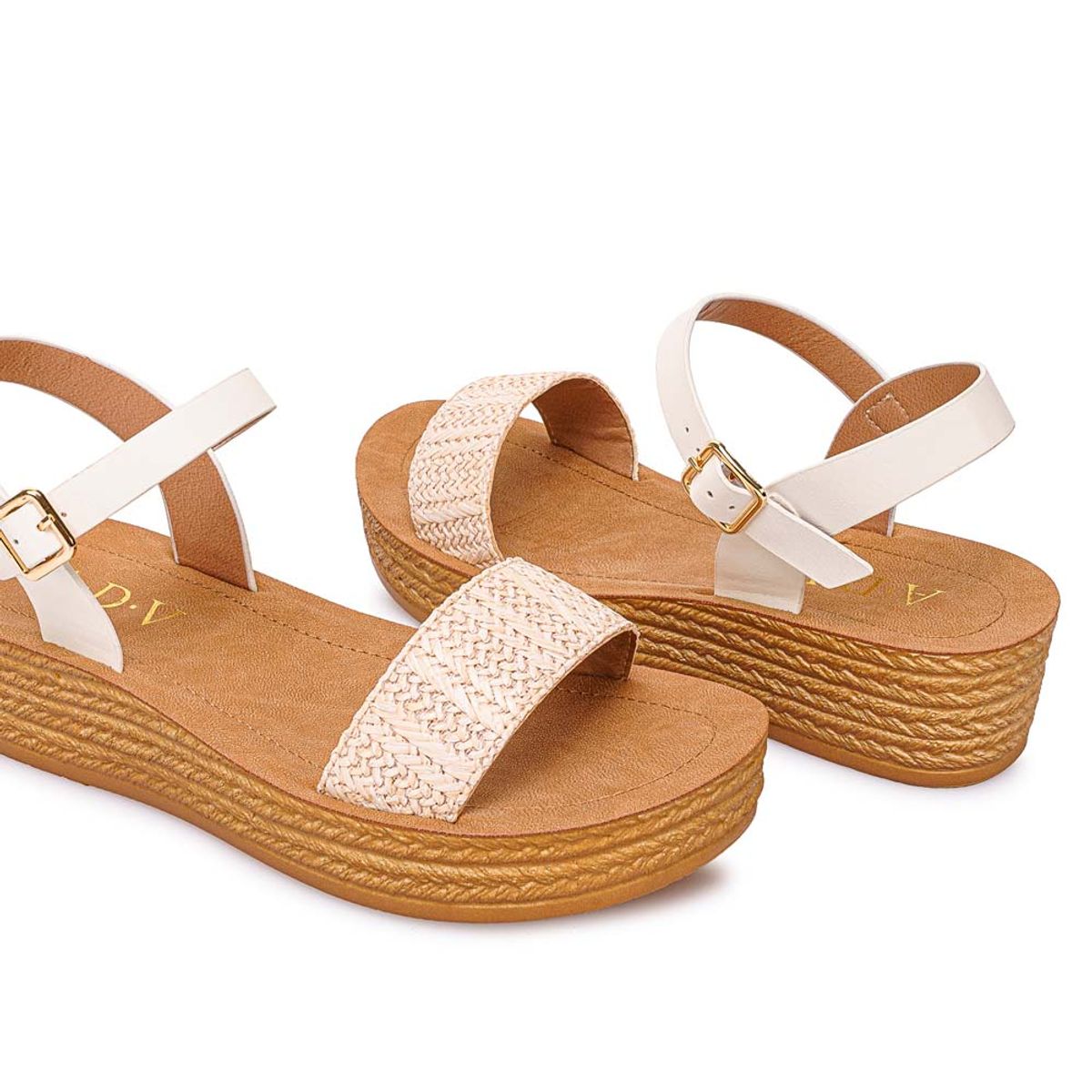 ADV - Sandalia Dorsay Casual CAMI-2611 Blanco ADV