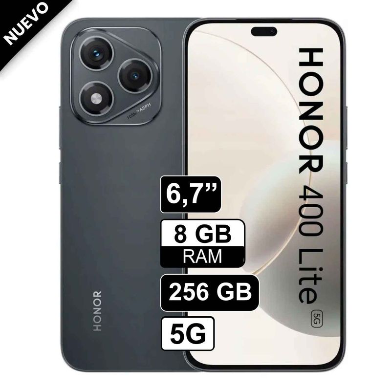 HONOR - Celular Honor 400 Lite 5g 256GB 8GB Ram Gris Oscuro