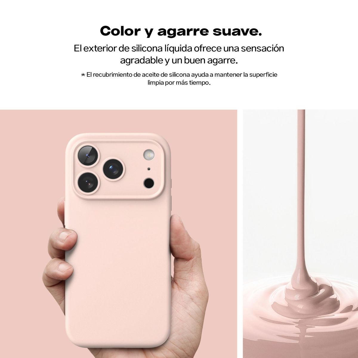 RINGKE - Case Para iPhone 17 Pro Max Ringke MagSafe Silicona Rosa