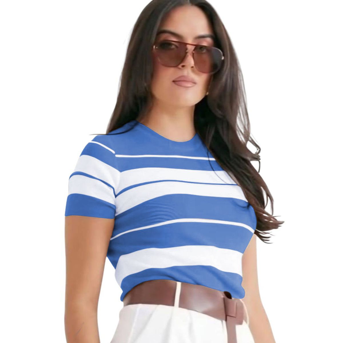 GENERICO - Polo Mujer Hilo New Ecoshoping 359G-17 Color Acero