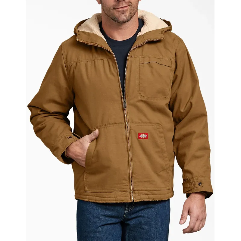 DICKIES - Dickies Chaqueta con capucha y forro de sherpa