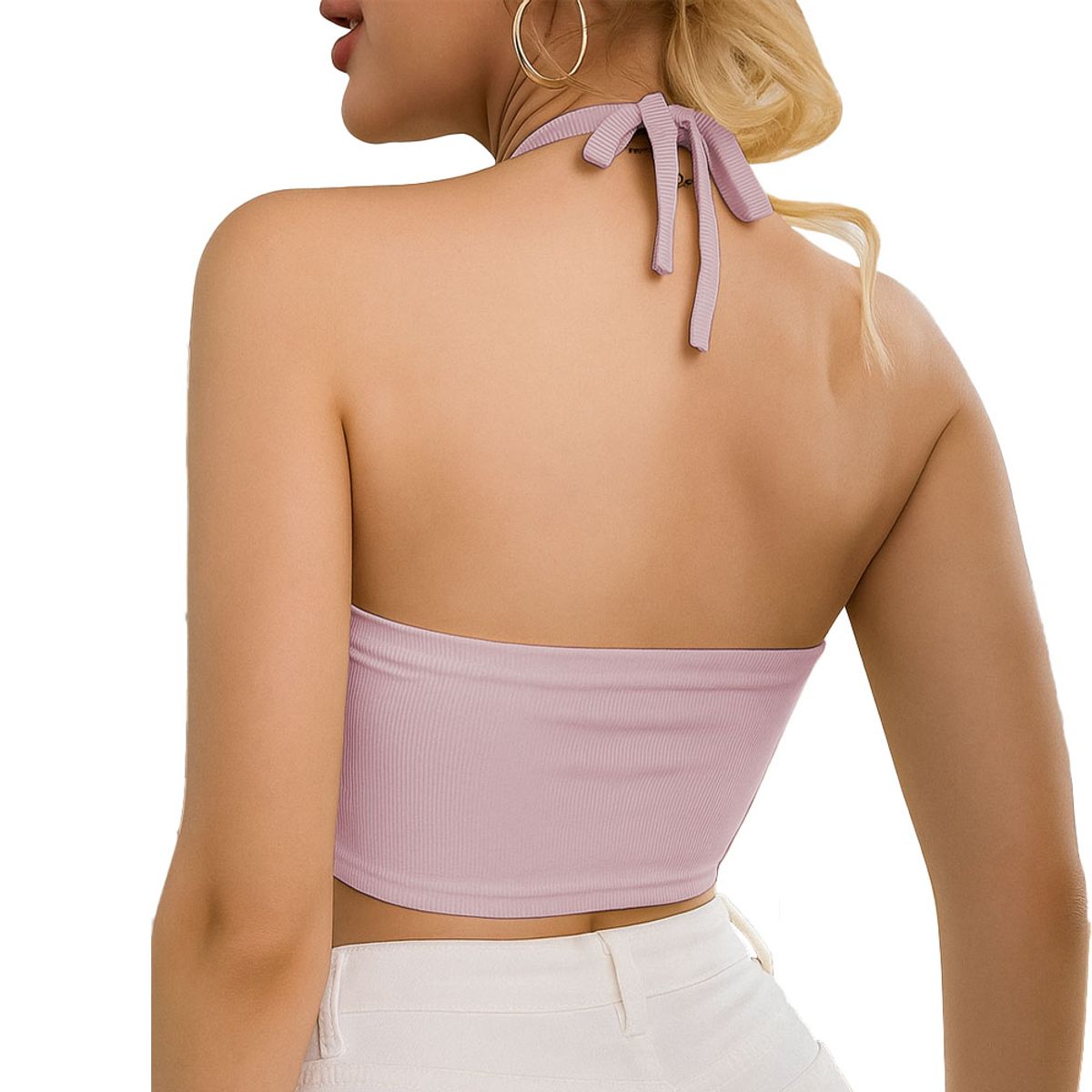 GENERICO - Top Mujer Bra Rib Grueso 604Gen Ana-07 Color Api