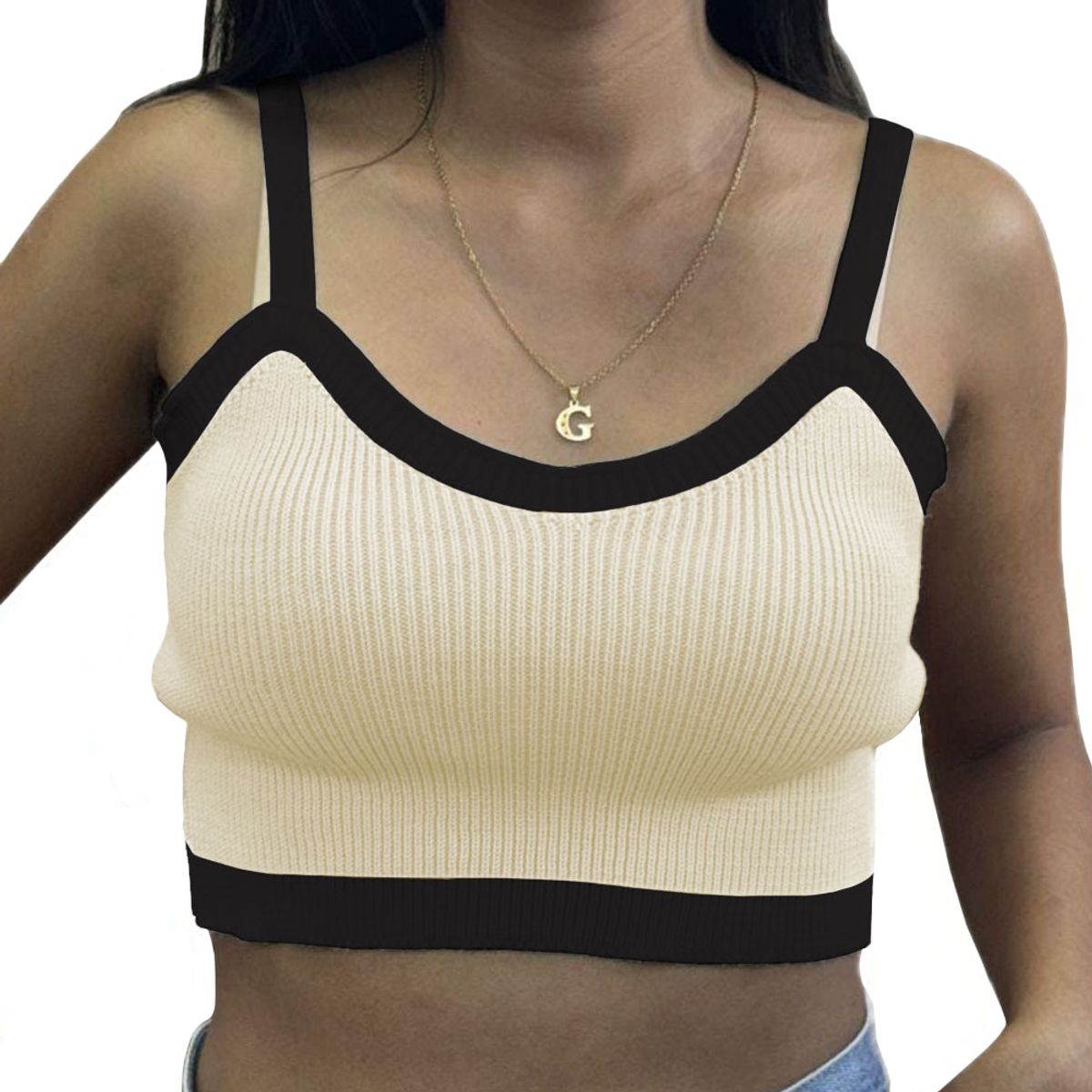 GENERICO - Top Teresa Hilo Tacto 260G Taw-11 Color Hueso