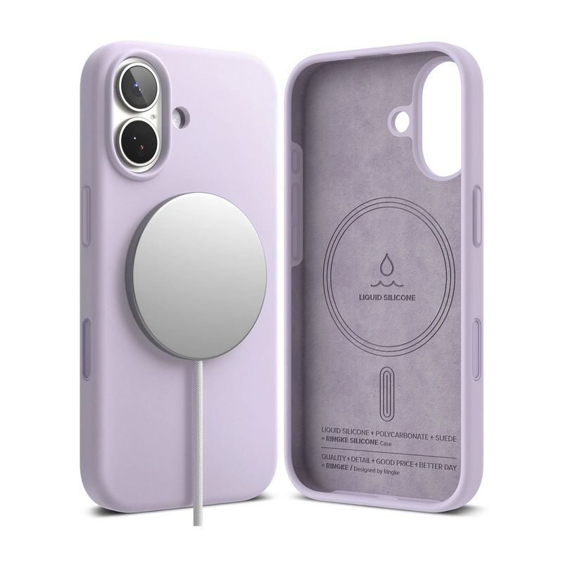 RINGKE - Case Para iPhone 17 Ringke MagSafe Silicona Morado